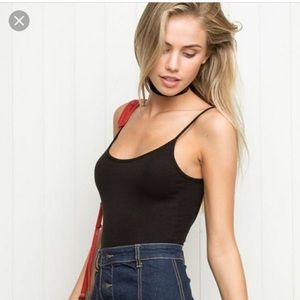 Black Tank Body Suit